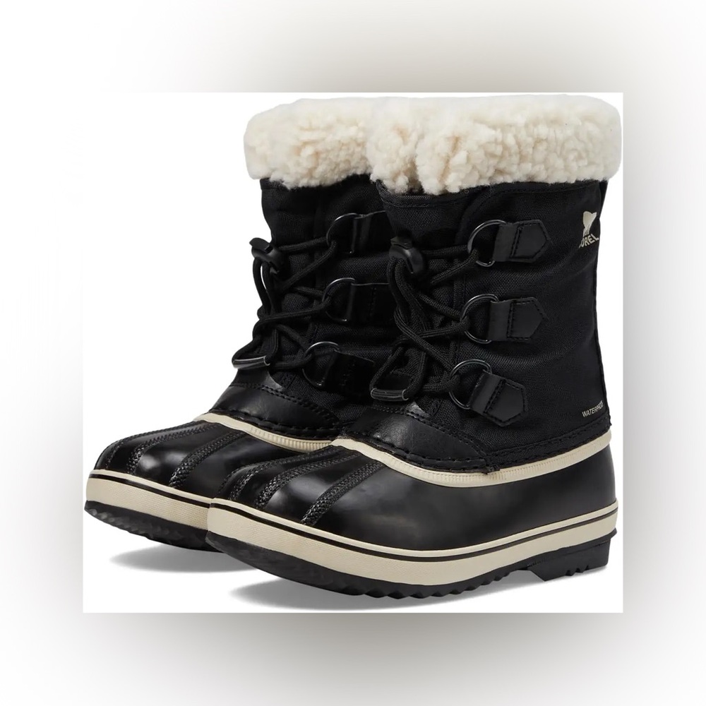 Sorel Kids Youth Yoot Pac Nylon Water proof Boots size 1 Unisex